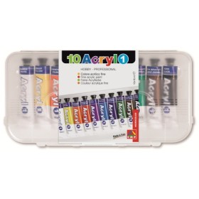 COLORI ACRILICI X 10 CMP