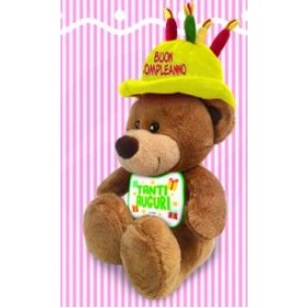 ORSO 20CM COMPLEANNO