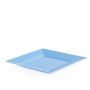 PIATTI QUADRATI AZZURRO