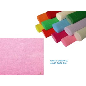 CARTA CRESPATA 40 GR ROSA 210
