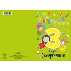 BIGLIETTI MARPIMAR COMPLEANNO 3 ANNI