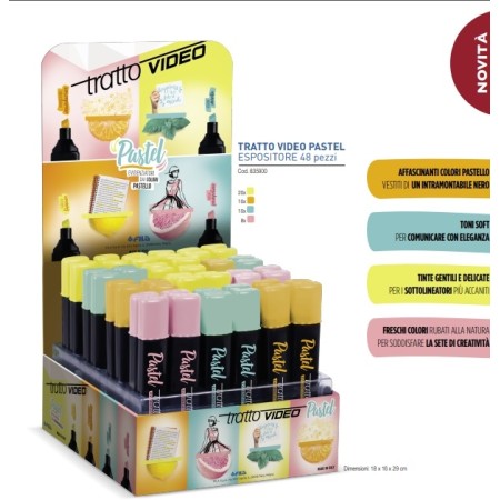ESP. EVIDENZIATORI PASTEL 48PZ