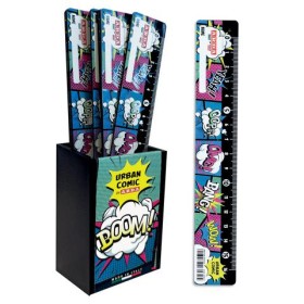 BARATTOLI 24 RIGHELLI CM.15 URBAN COMIC