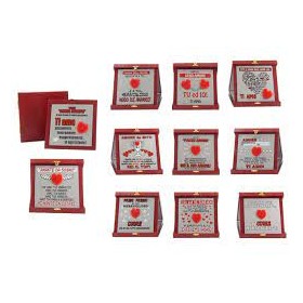 TARGA CON CUORE IN PLASTICA