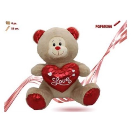 ORSO CON CUORE CM.55