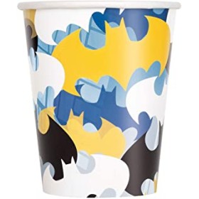 BICCHIERI DI CARTA PZ.8 BATMAN