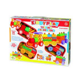 TRENINO ARCOBALENO IN LEGNO