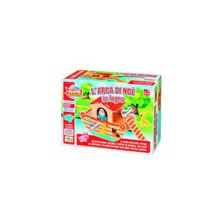 ARCA DI NOE IN LEGNO CON ANIMALI