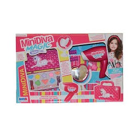 SET MINIDIVA COSMETICI TRUCCHI PHON E ACCESSORI