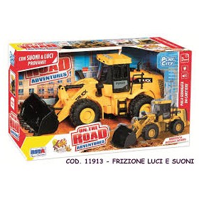 PALA GOMMATA DA CANTIERE LUCI E SUONI