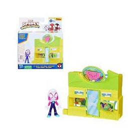 PERSONAGGI GHOST SPIDER PLAYSET CITY