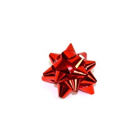 BUSTE FIOCCHI 10MM ROSSO METAL 100PZ