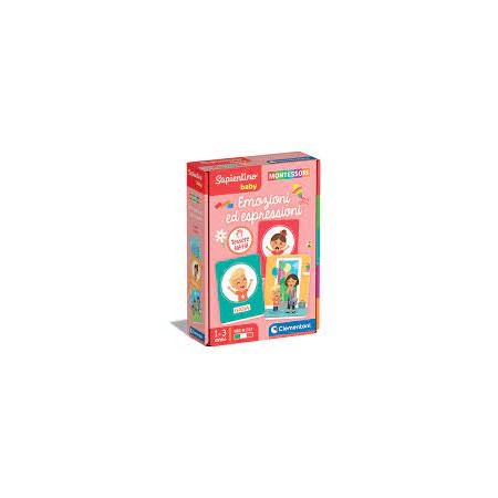 SAPIENTINO BABY MONTESSORI CARD EMOZIONI ED ESPRESSIONI