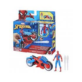 MOTO SPIDERMAN CON PERSONAGGIO
