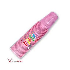 BICCHIERI 200 CC ROSA PZ.50