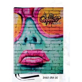 DIARI 16 MESI NOTA BENE GRAFFITI OCCHIALI