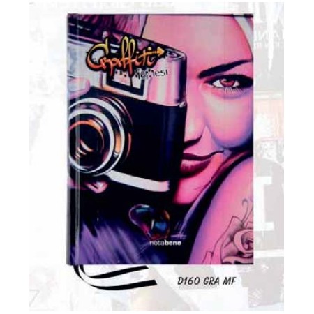 DIARI 16 MESI NOTA BENE GRAFFITI MACCHINA FOTOGRAFICA