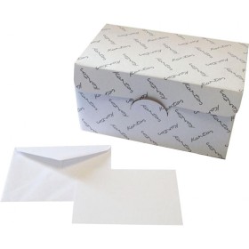 BIGLIETTI E BUSTE OPALINA F.9 100/100 AVORIO