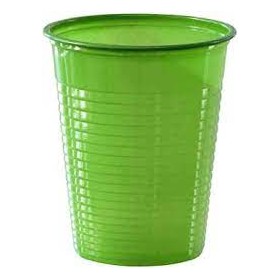 BICCHIERI 200 CC VERDE MELA PZ.50