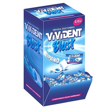 GOMME VIVIDENT FRESH BLAST BLUE 20PZ