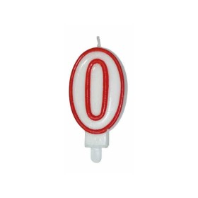 CANDELE CM 8 ROSSA/BIANCA N0