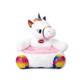 PELUCHE POLTRONA UNICORNO 50X50