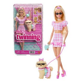 BARBIE CUCCIOLI A PASSEGGIO ROSA