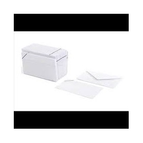 BIGLIETTI E BUSTE F.9 LUTTO BIANCA