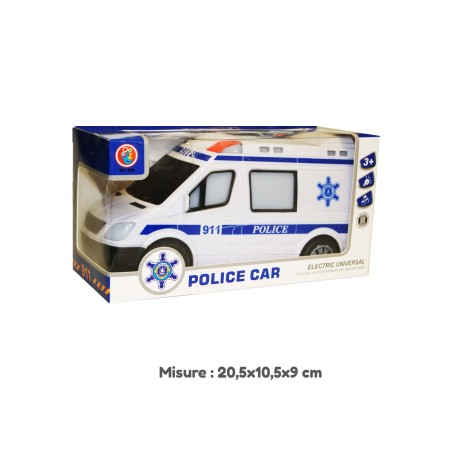 AMBULANZA BIANCA E BLU LUCI E SUONI