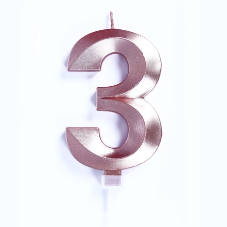 CANDELE LUXURI CM 10 ROSA N3