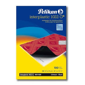 CARTA CARBONE 21X31 100 FOGLI PELIKAN