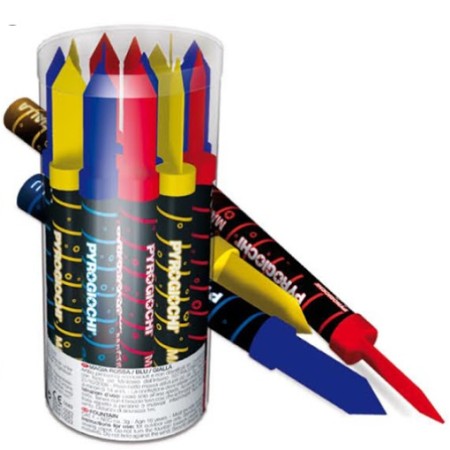 CANDELE FLAMBE' X TORTA COLOR