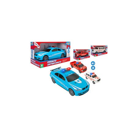 AUTO FORZE DELL'ORDINE A FRIZ. C/LUCI E SUONI