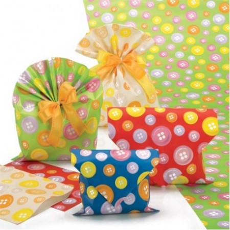 BUSTE METAL FANTASIA 35*50 PZ 50 ROSSE CON BOTTONI