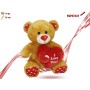 ORSO PELUCHE CON CUORE CM.35