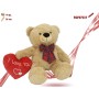 ORSO PELUCHE CON FIOCCO E CUORE CM.35