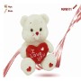 PELUCHE ORSO CON CUORE CM.25