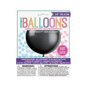 PALLONCINI NERI GIGANTI 60 CM