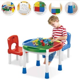 TAVOLINI ATTIVITAì COSTRUZIONI + 2 SEDIE