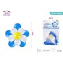 PALLONCINI A FORMA DI FIORE PAILETTES BLU