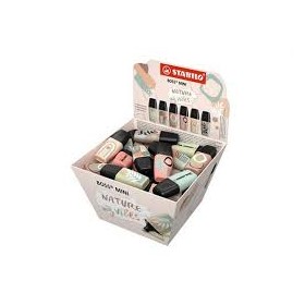ESP. EVIDENZIATORI STABILO BOSS MINI NATURE PZ.50