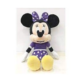PELUCHE MINNIE VESTITO VIOLA CM.60