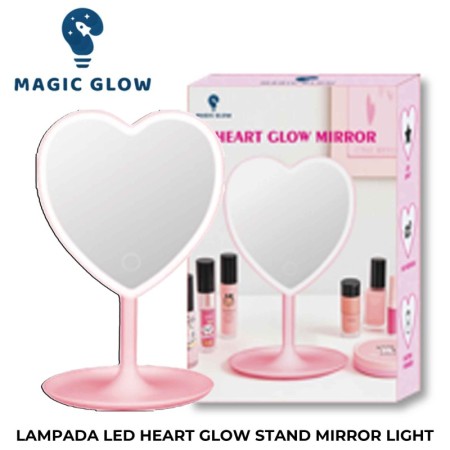 SPECCHIO CON LED CUORE