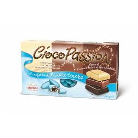 CONFETTI CIOCO PASSION TRIPLO CIOCCOLATO CELESTE 1KG