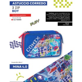 ASTUCCI 3 ZIP COMIX ULTRA BRIGHT START BOY 2026