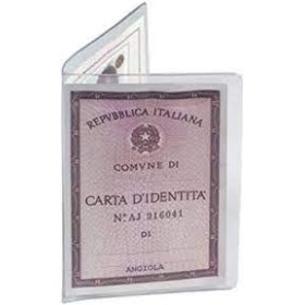 PORTA CARTE D'IDENTITA' 2 ANTE IN PVC