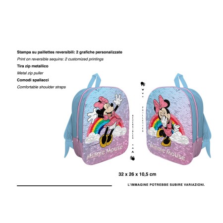 ZAINI ASILO PAILLETTES REVERSIBILE MINNIE
