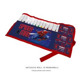 ROTOLO CON 12 COLORI GIOTTO SPIDERMAN