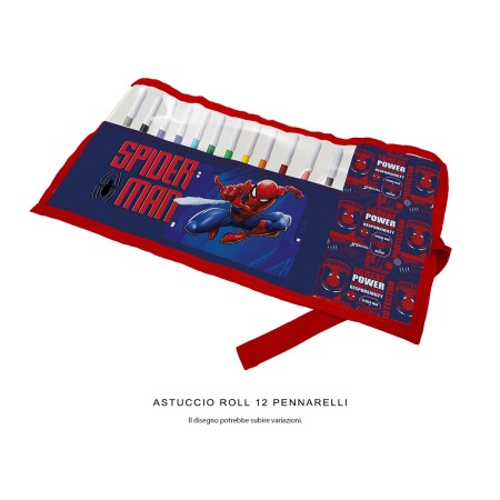 ROTOLO CON 12 COLORI GIOTTO SPIDERMAN
