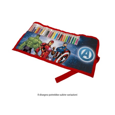 ROTOLI CON 24 PASTELLI AVENGERS